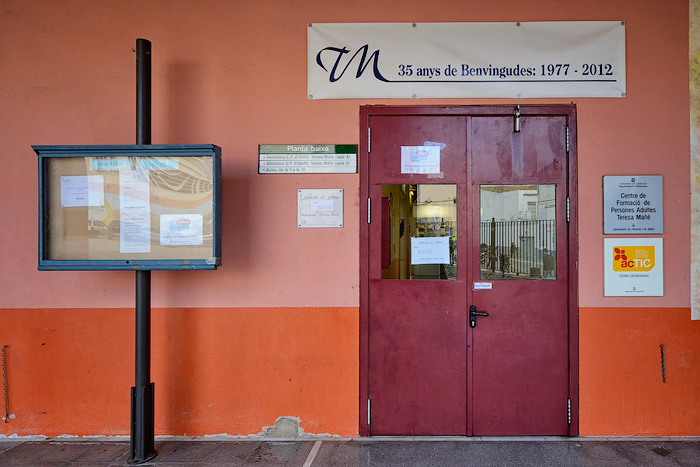 Porta d'entrada al centre